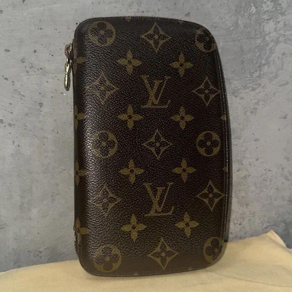 Louis Vuitton monogram geode zippy zip around travel wallet - Picture 1 of 16